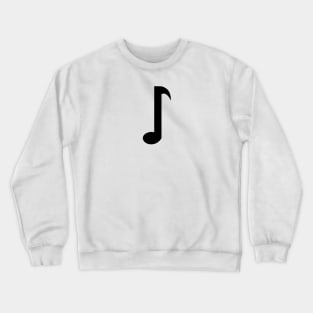 Musical Eighth Notes Symbols Crewneck Sweatshirt